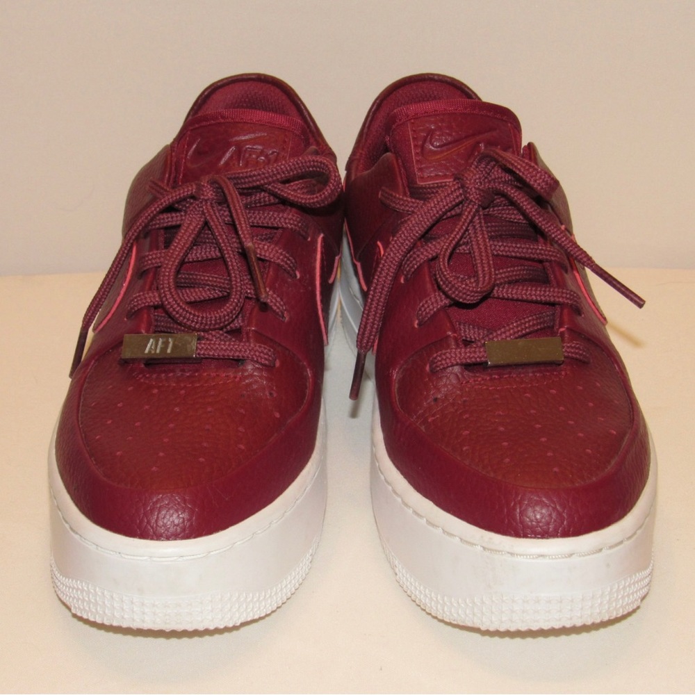 Nike AF1 leather platform sneakers